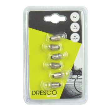 Dresco fietslampjesset voor & achter