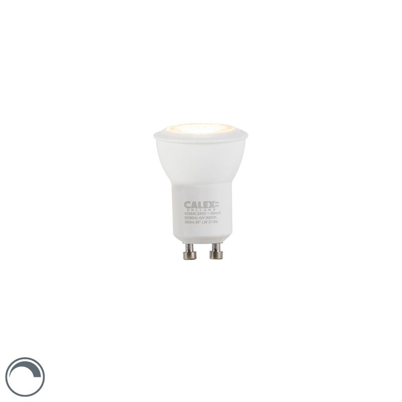 GU10 dimbare LED lamp 35mm 4W 246 lm 3000K
