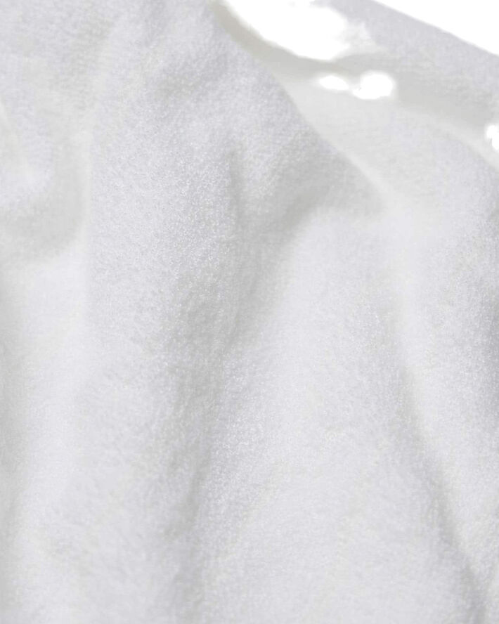 Hairlust Bamboo Hair Towel Wrap, White Hvid