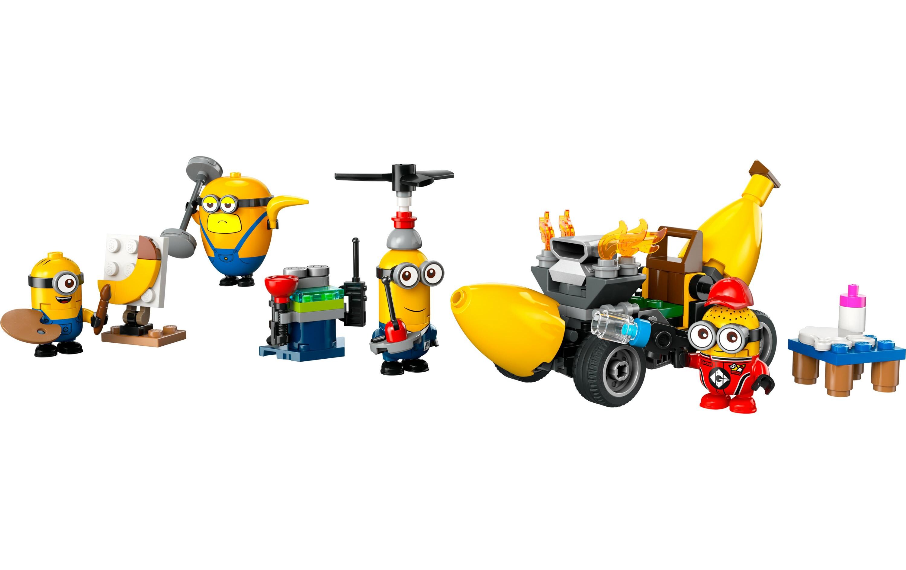 Despicable Me 4 Minions und das Bananen-Auto 75580Kreatives Bauen mit dem Minion-Spielset