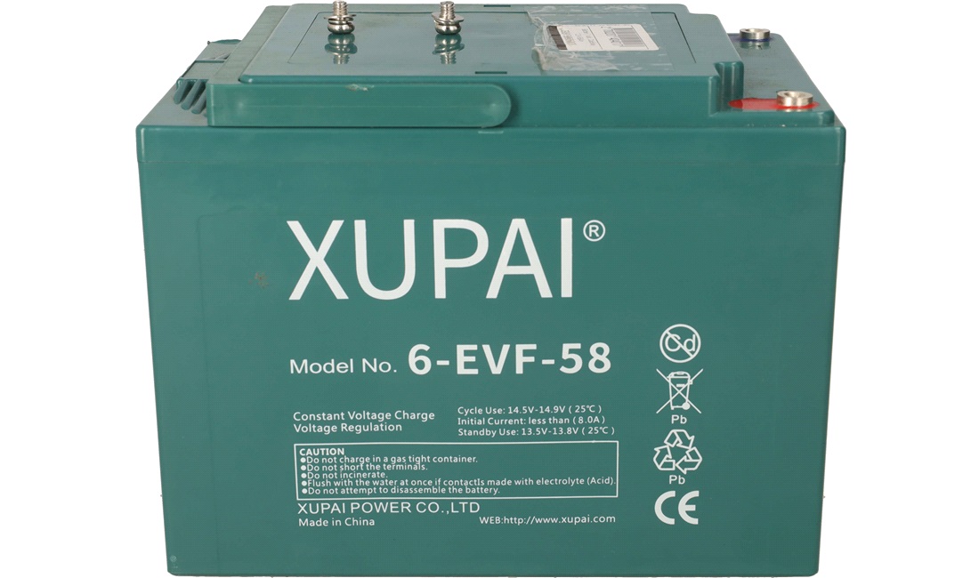 Batteri 12V-58Ah 6-EVF-58