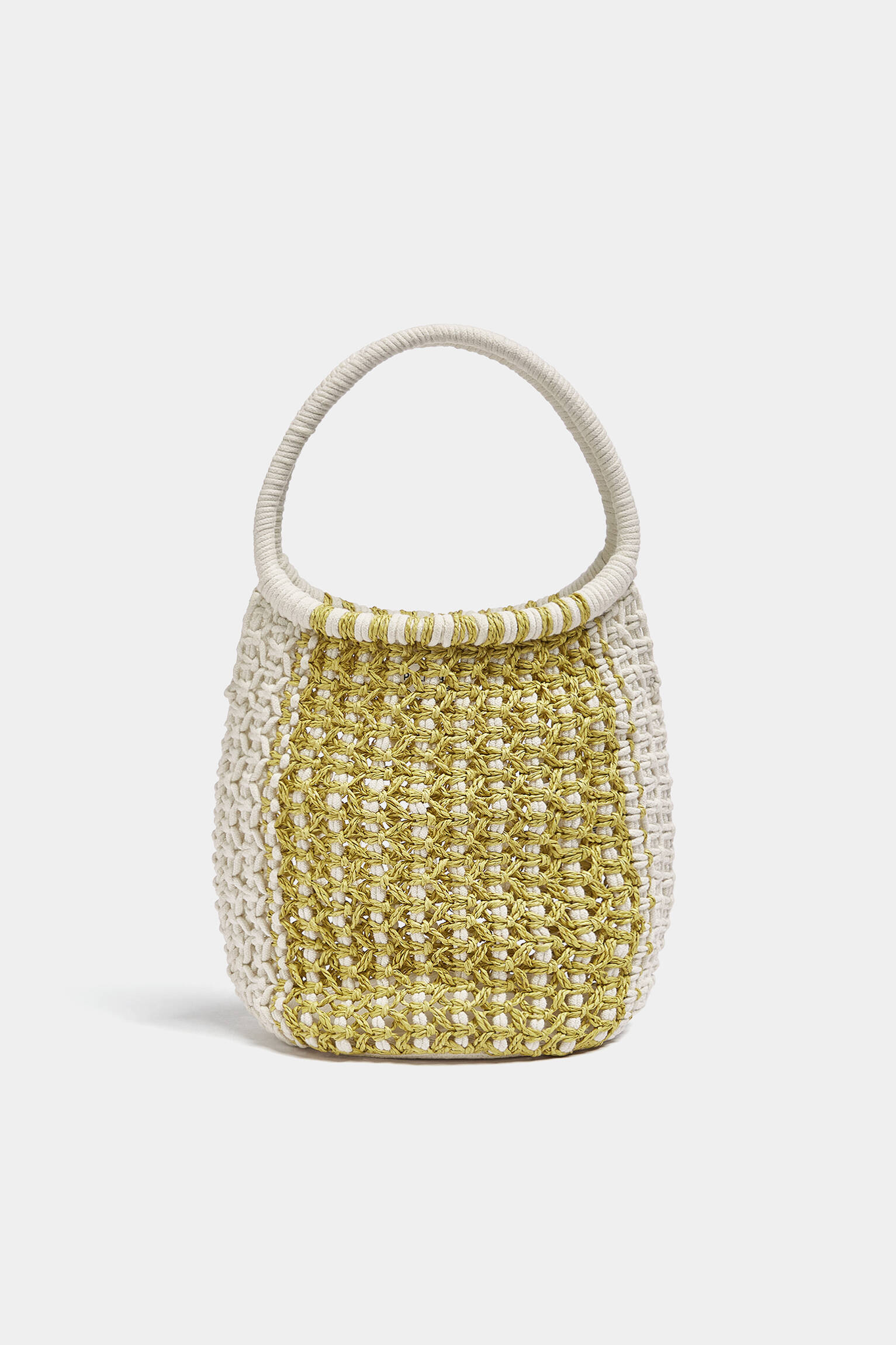 BOLSA DE CROCHÊ - COMBINADA