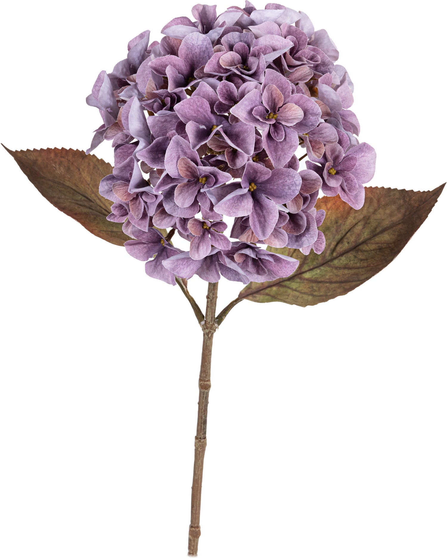 Louis Maes kunstbloem Hortensia paars 65 cm