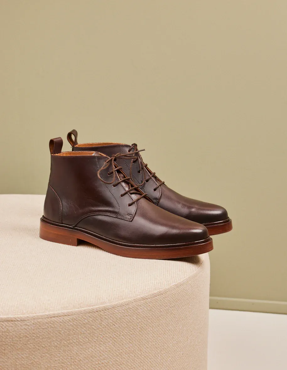Bottines Guillaume cuir M.Moustache