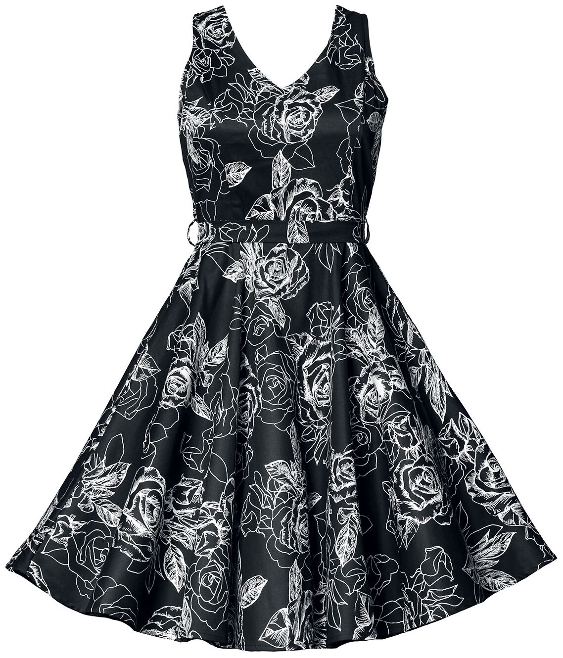 Swing Floral Dress | Belsira Robe mi-longue
