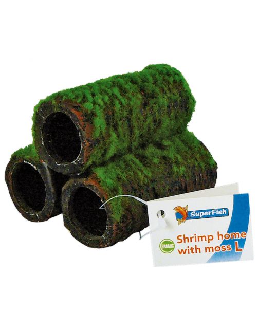 Superfish Shrimp Home Met Mos - Aquarium - Ornament