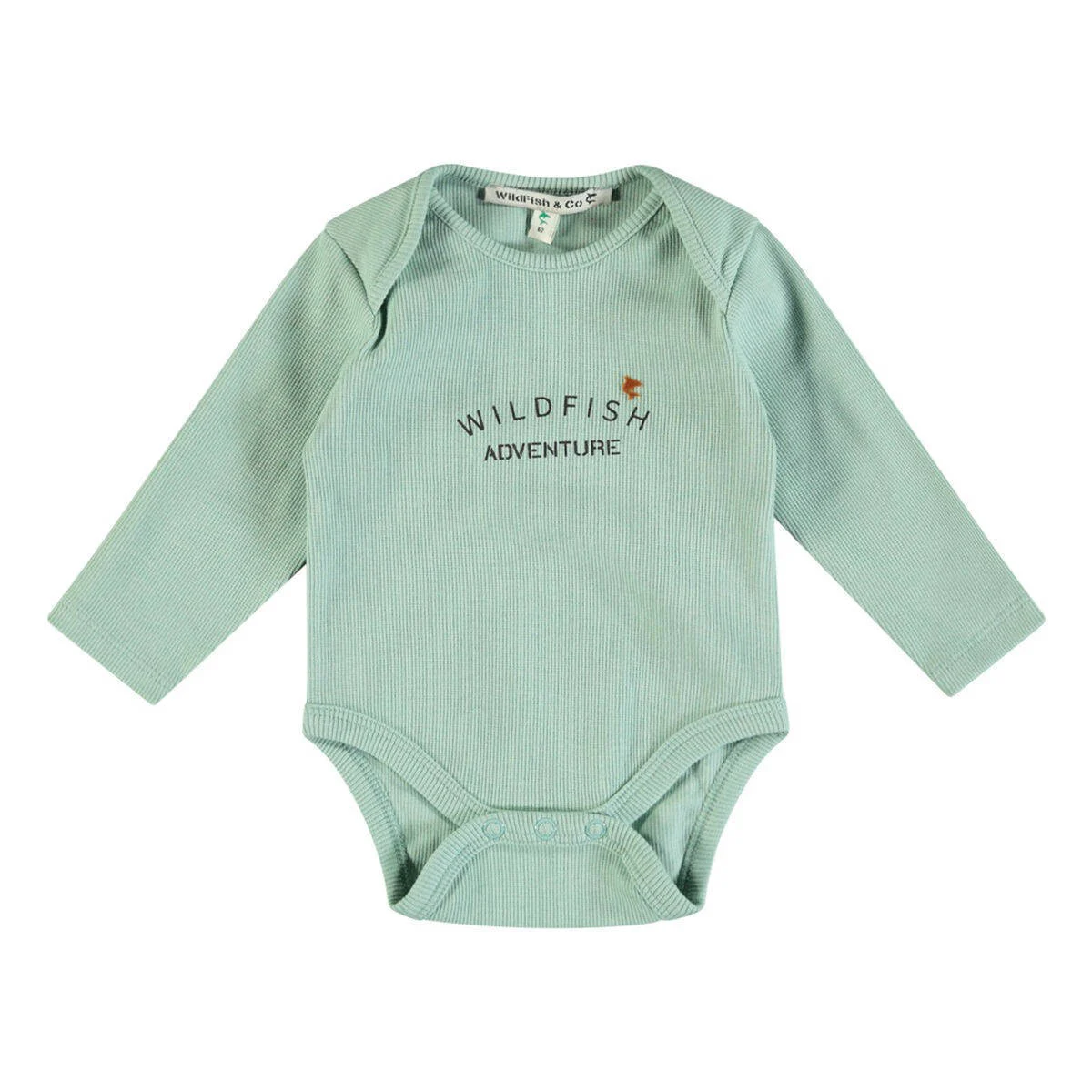 Wildfish romper met printopdruk blauw