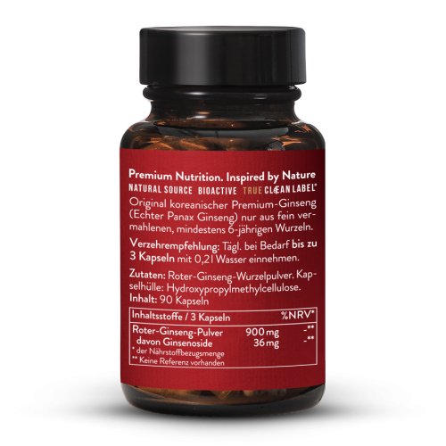 Sunday Natural Products  Roter Ginseng Natur 4%