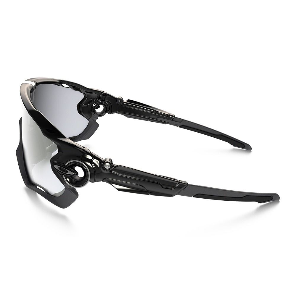 Oakley JAWBREAKER - Lunettes de soleil photochromiques polished black/clear black iridium