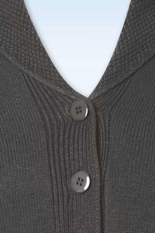 Banned Retro Violet cardigan in grijs