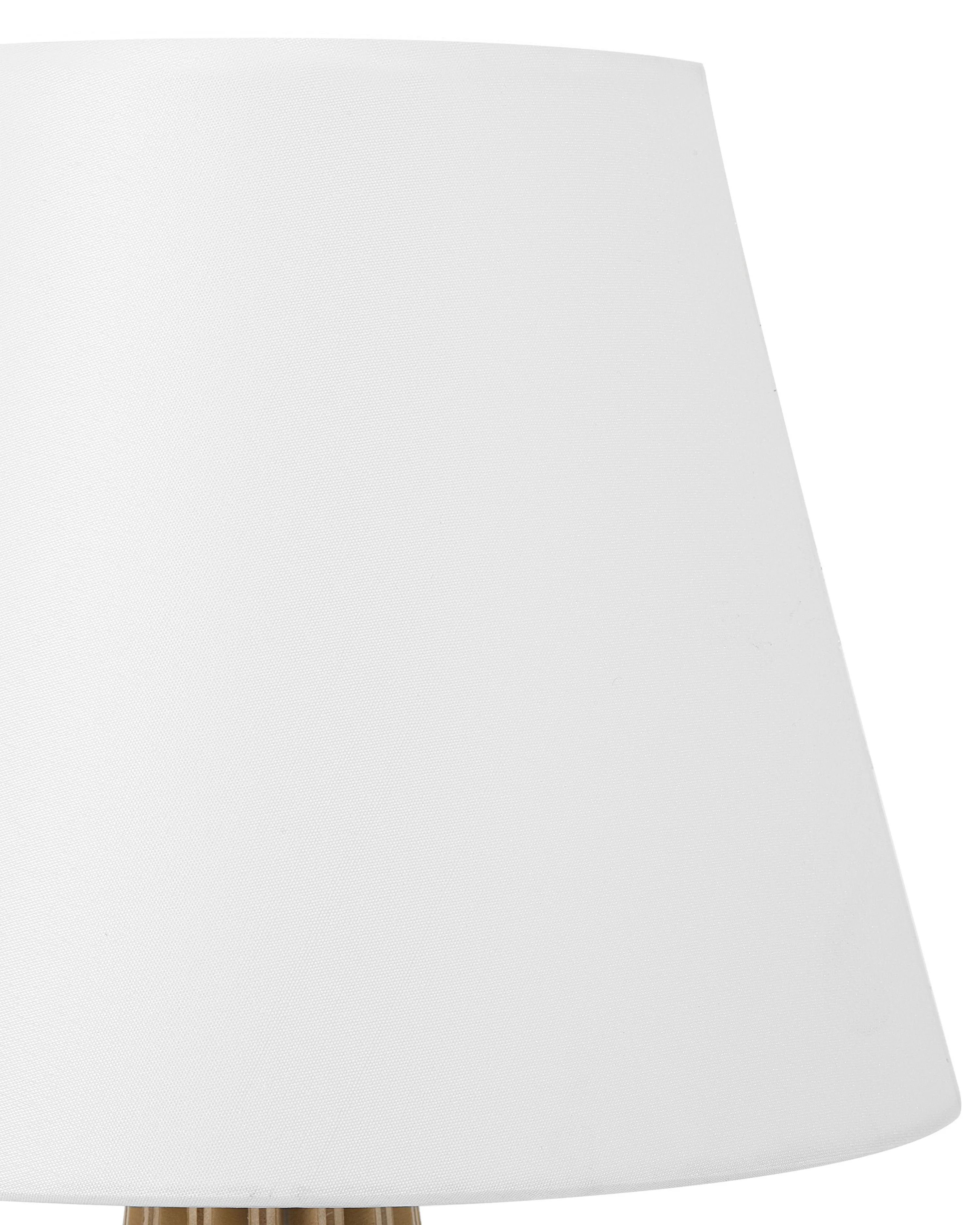 Tafellamp AGUEDA Bruin/wit