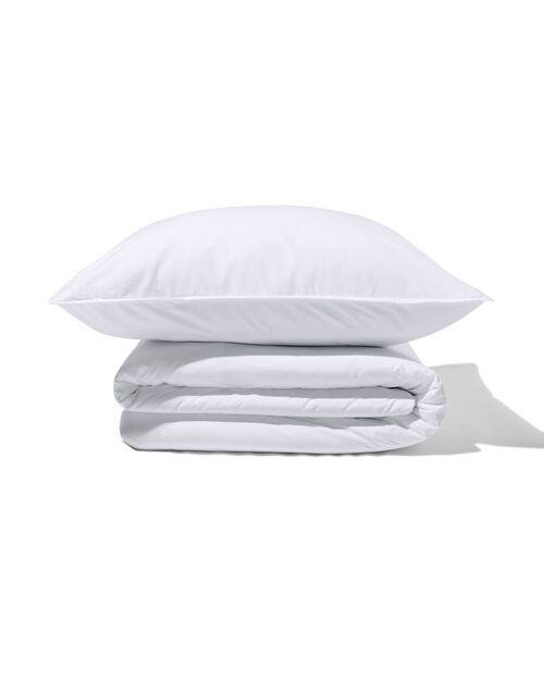 housse de couette percale 140x200/220 blanc