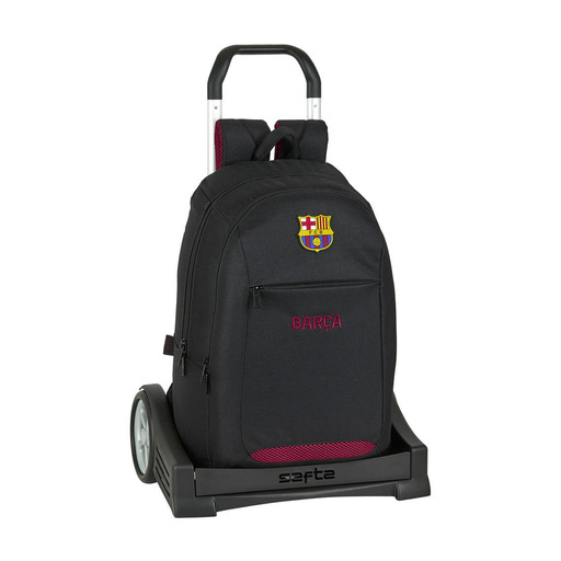 Mochila dupla FC Barcelona Layers com rodinhas Evolution