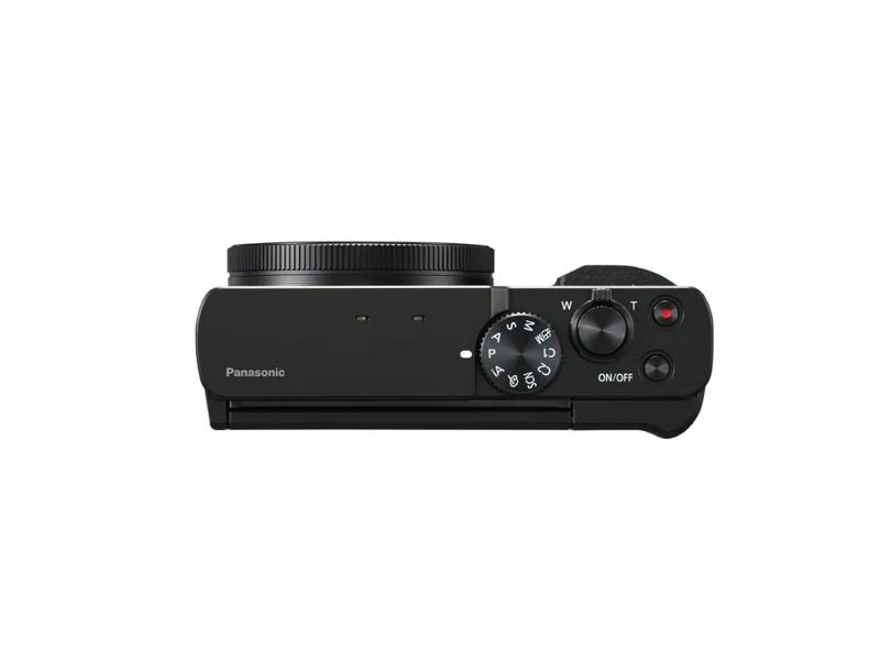 Panasonic Fotokamera DC-TZ99 Schwarz Kompakte, leistungsstarke Reise-Zoomkamera