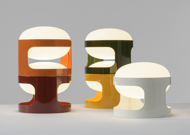 Kartell KD28 tafellamp oranje