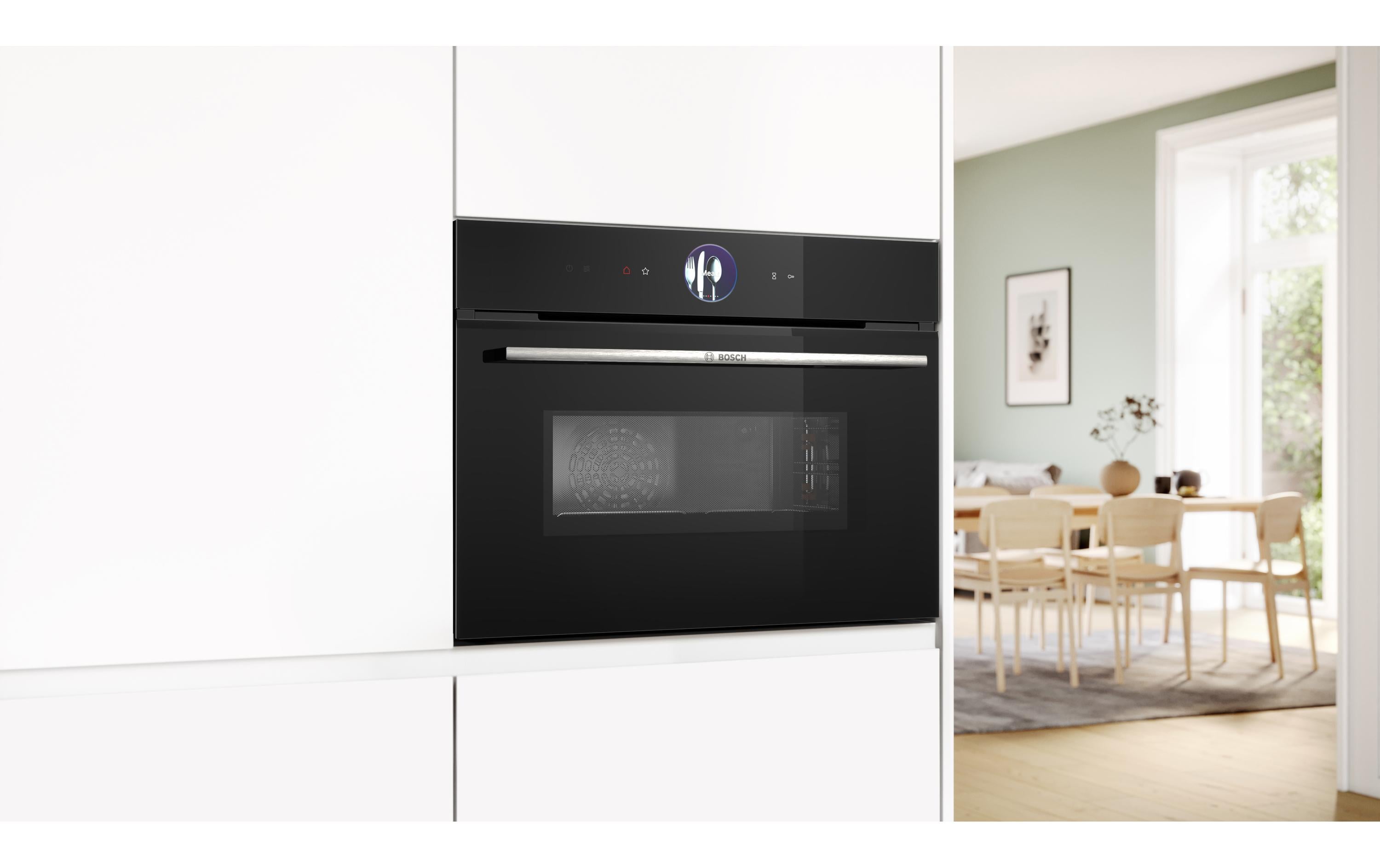 Einbaubackofen mit Mikrowelle CMG7761B1 Schwarz<br>Mikrowelle
