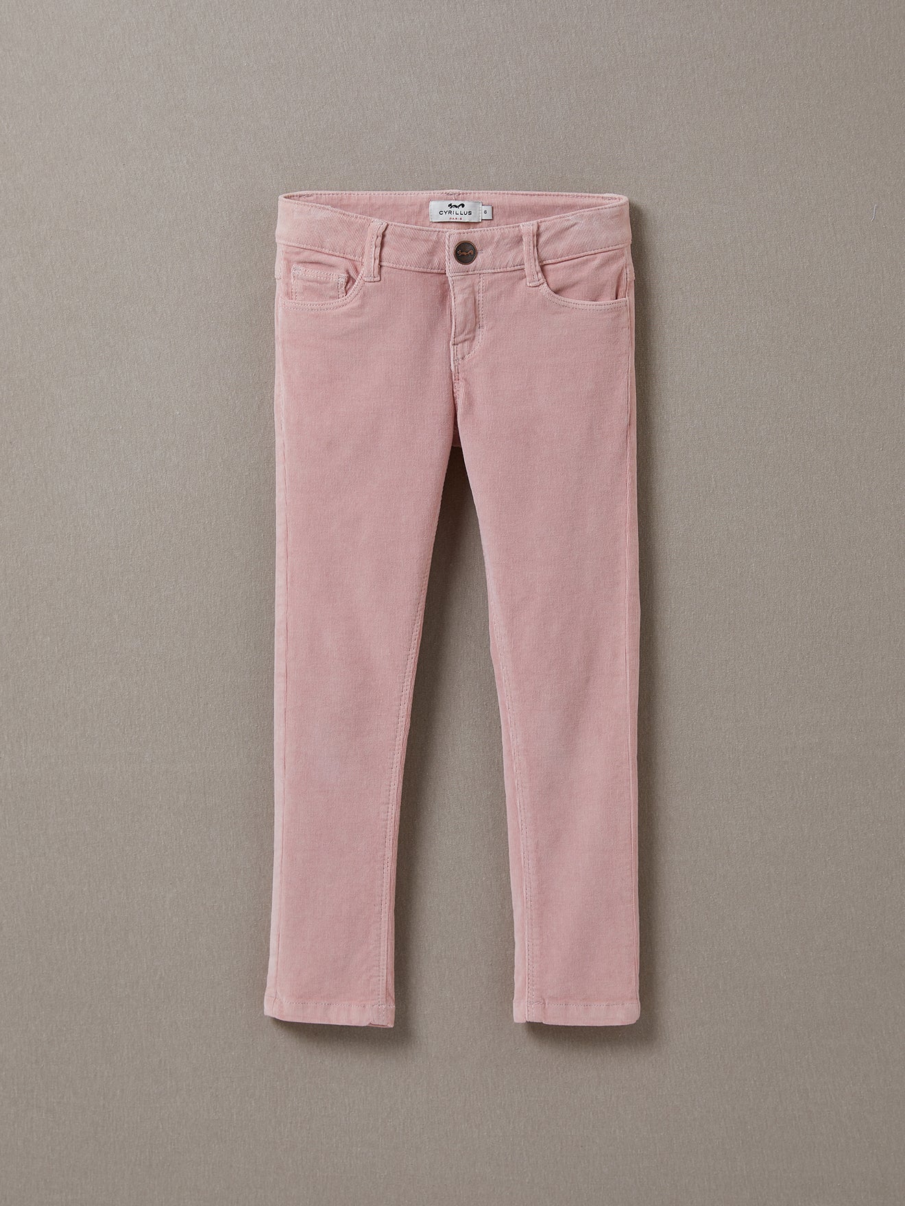 Slim en velours Fille