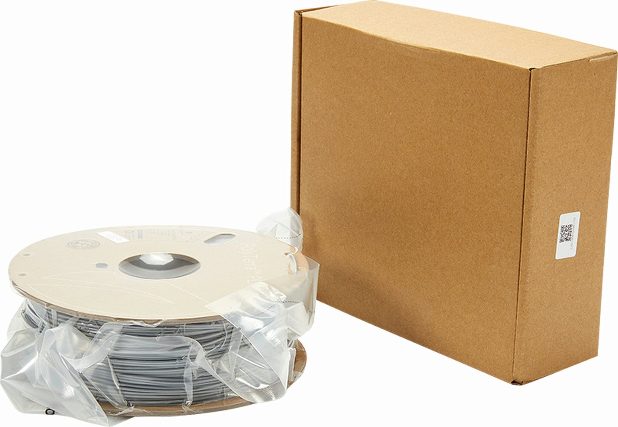 Polymaker  PolyTerra PLA Fossil Grey, 1,75 mm / 1000 g    Filament mit reduziertem Kunststoffgehalt