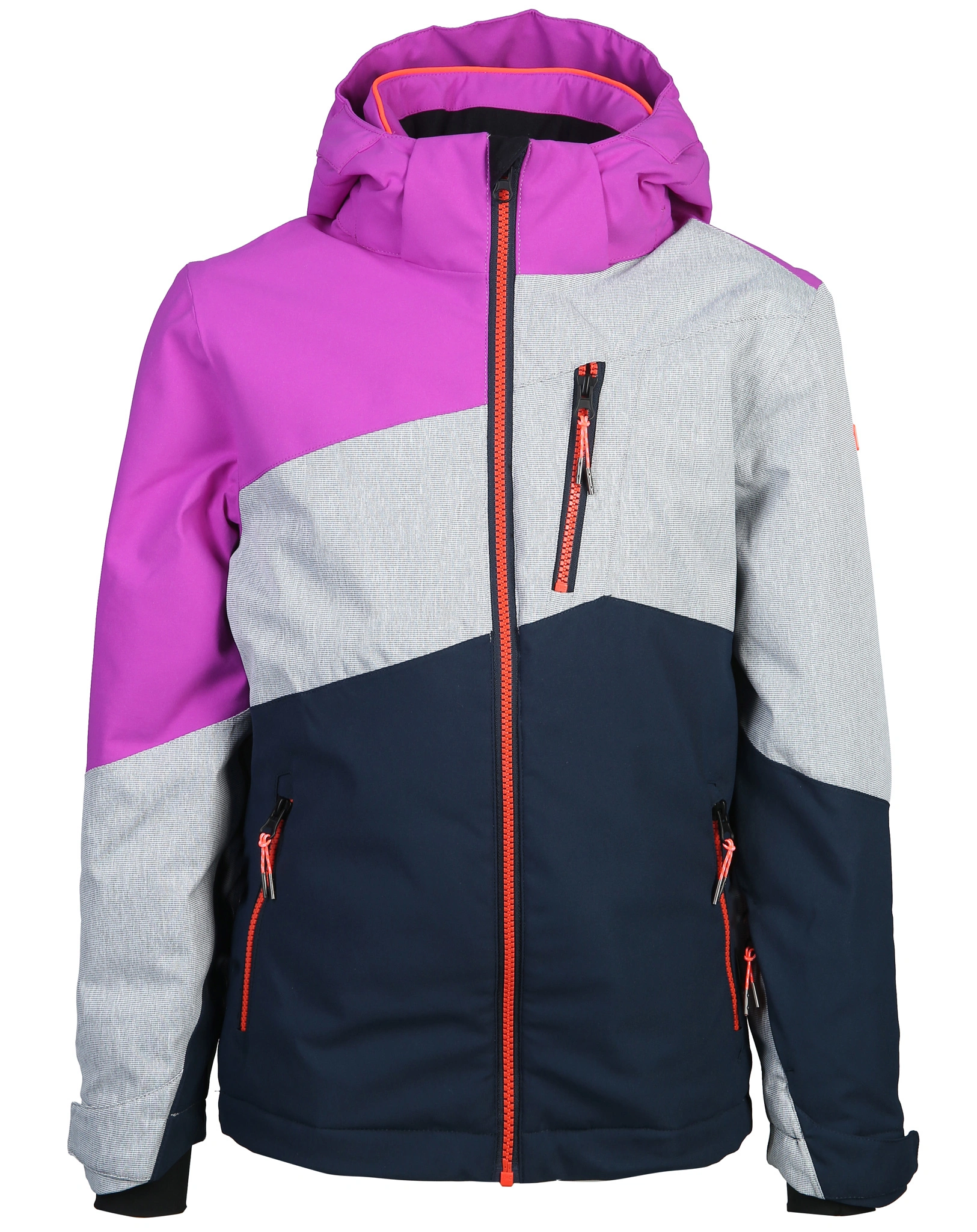 Winter-Funktionsjacke KSW 166 GRLS SKI in neon orchidee