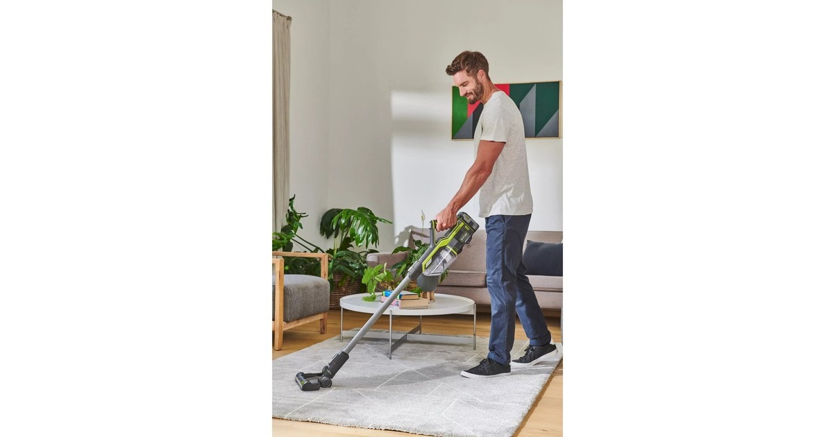 RyobiAccu-Handstofzuiger R18SV7-0, 18V steelstofzuiger  (zonder batterij en lader)