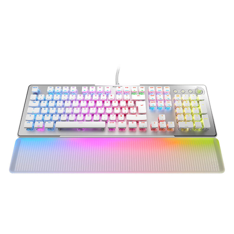 Roccat Vulcan II Max Linear - Roccat Titan II Optical Red - Blanc