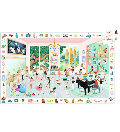 Djeco Puzzlespiel - 100 Teile - Die Dance Schule