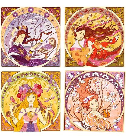 Djeco Kreas?t - 4 Motiver - ?rstiderne