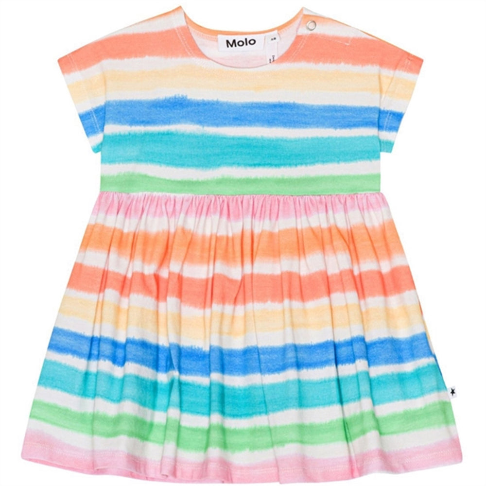 Multi Colours Channi Kjole - Molo → Luksusbaby.dk