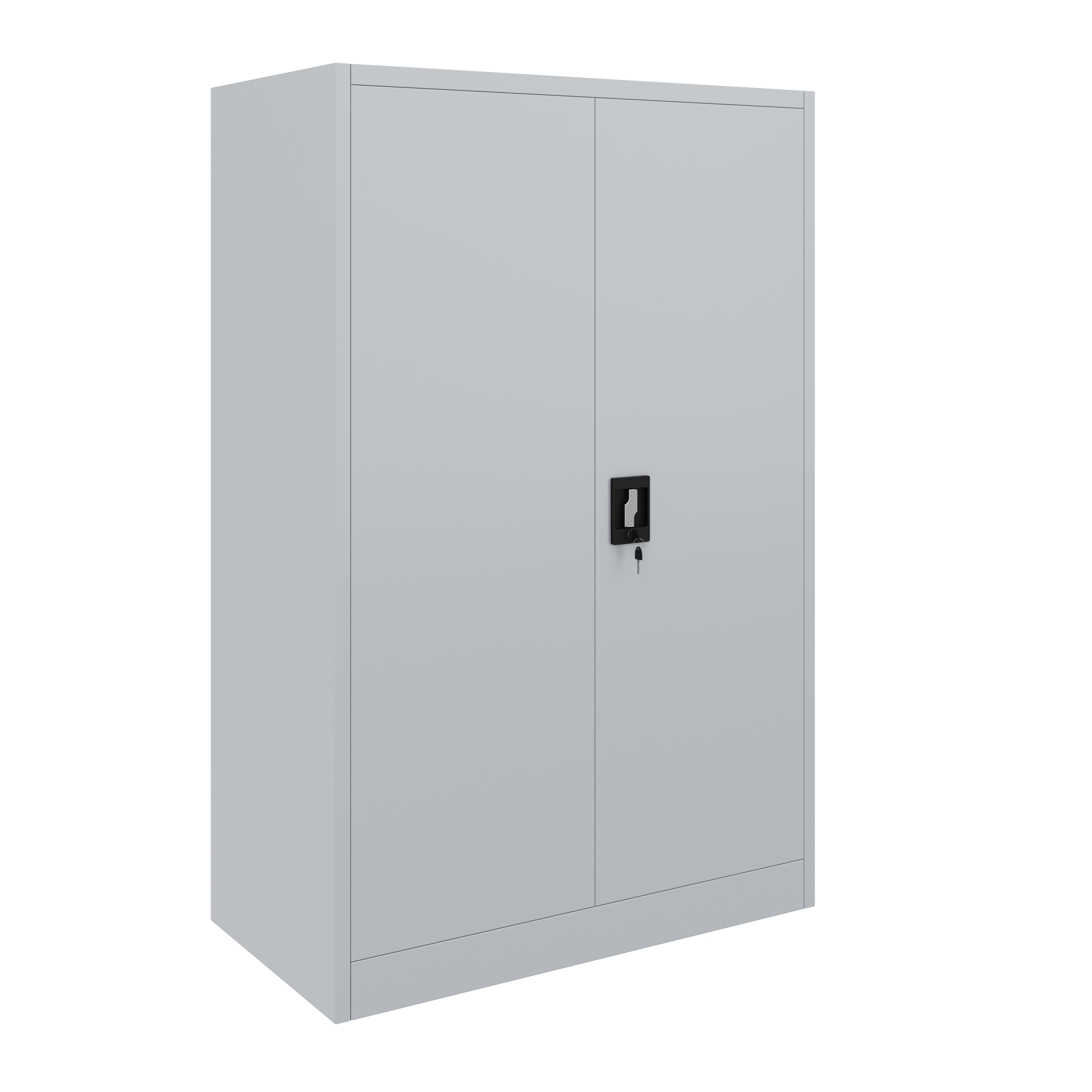 Aktenschrank mit 4 Böden 90 x 140 cm grau