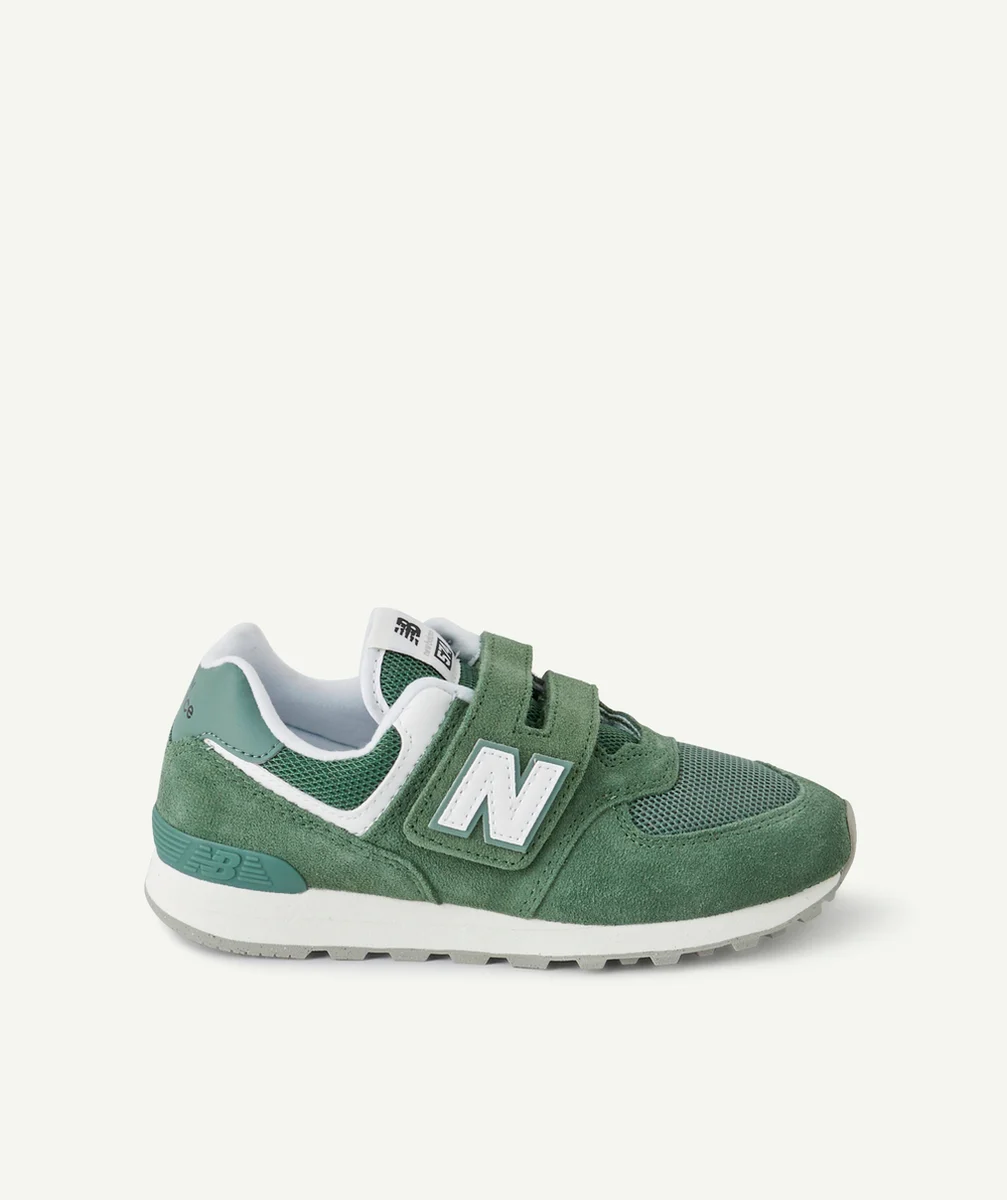 NEW BALANCEBASKETS À SCRATCHS 574 VERTES