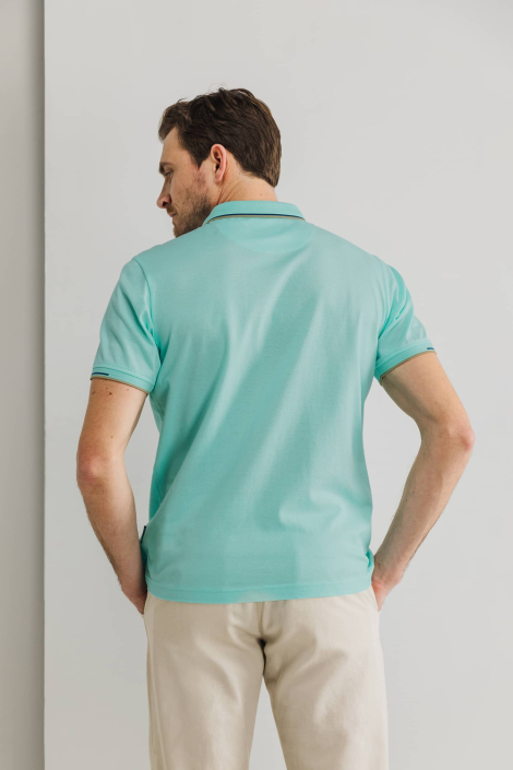 State of Art blauwe heren polo