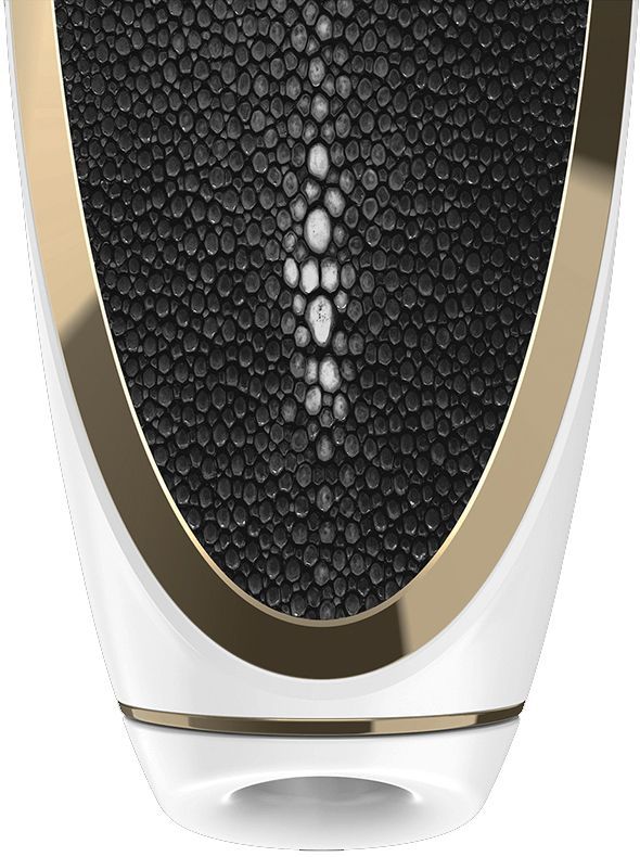 Satisfyer Luxus Haute Couture echt leer en metaal
