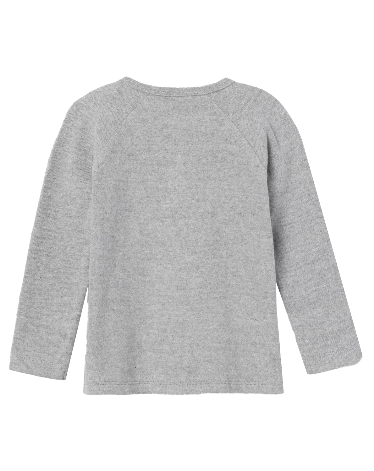 Langarmshirt NMMTHOR TOP in grey melange