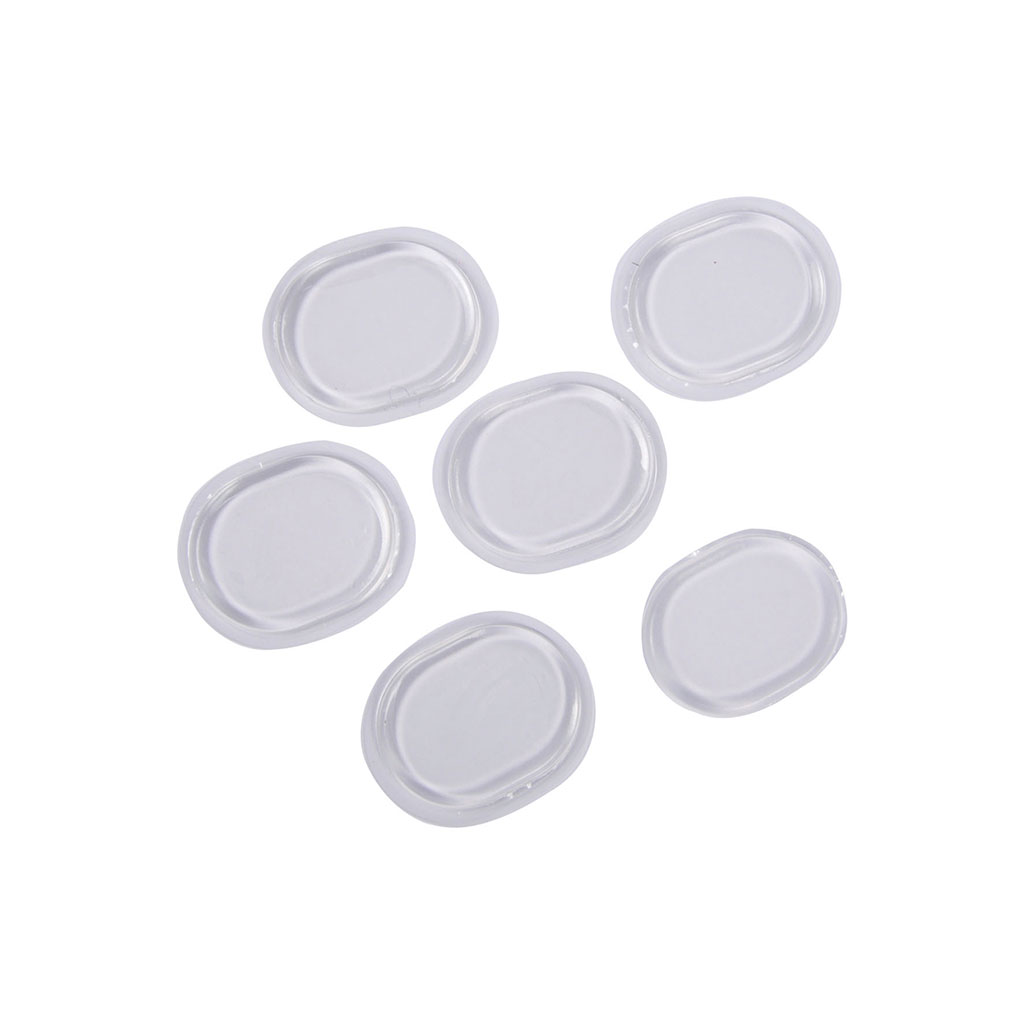Lot de 6 coussinets chaussures gel transparents 3x2.5cm