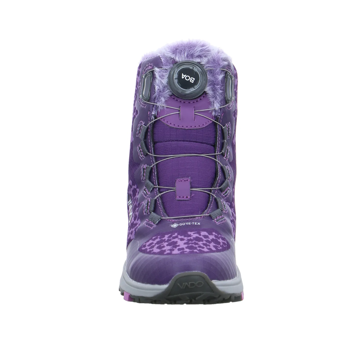 VADO Kleinkinder-Snowboot  Membran Violette Textil  Schneestiefel Mädchen