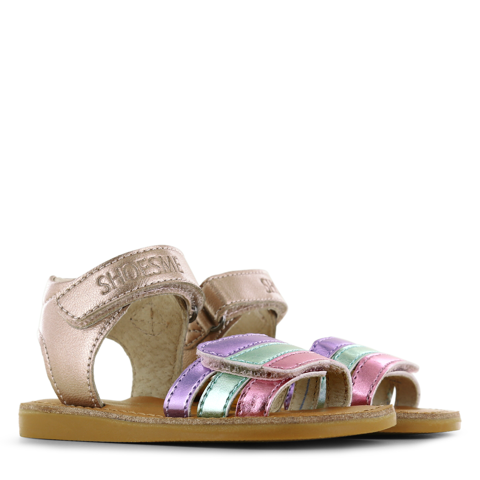 Shoesme metallic rosé sandaal Metallic, Microfiber leer | Meisjes schoenen