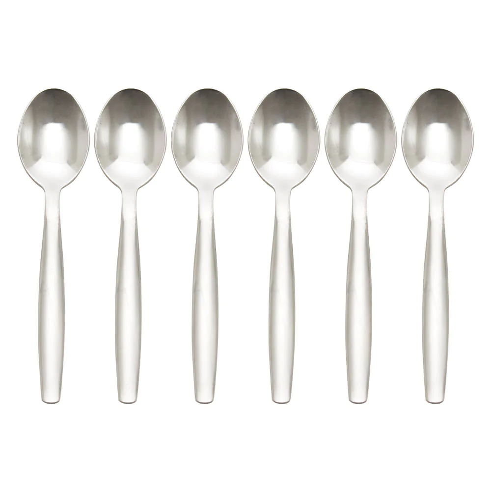 Lot de 6 cuillères à moka inox amefa Amefa