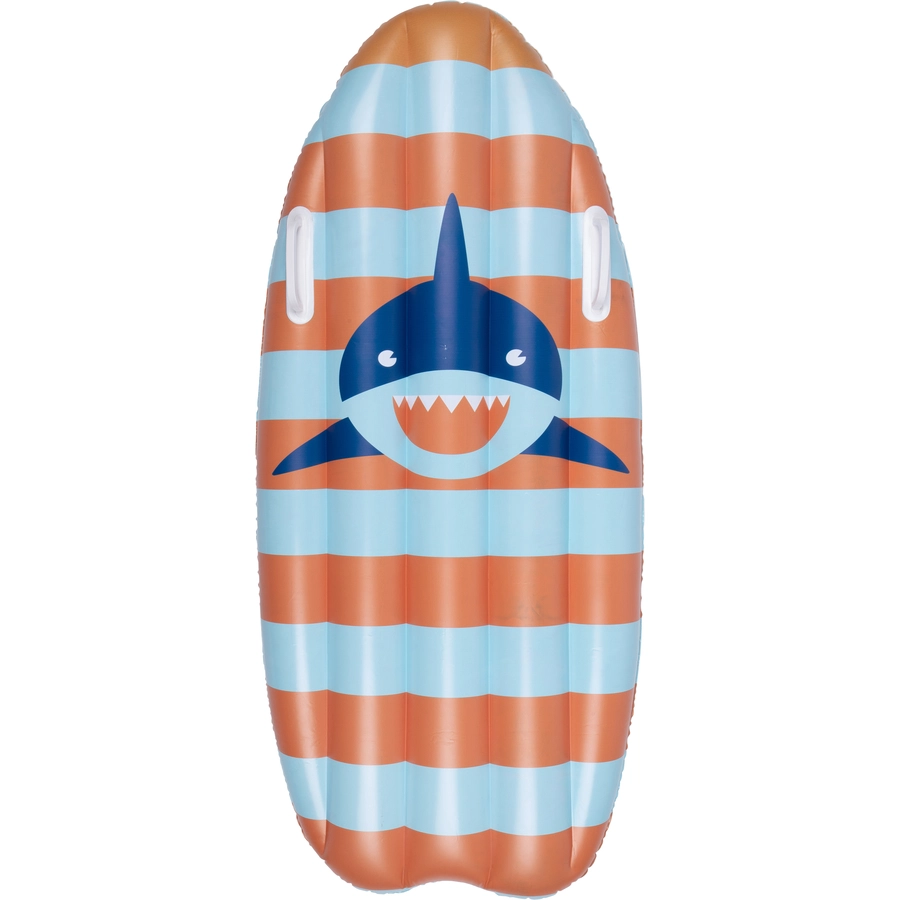 Swim Essentials Aufblasbares Surfboard Shark gestreift