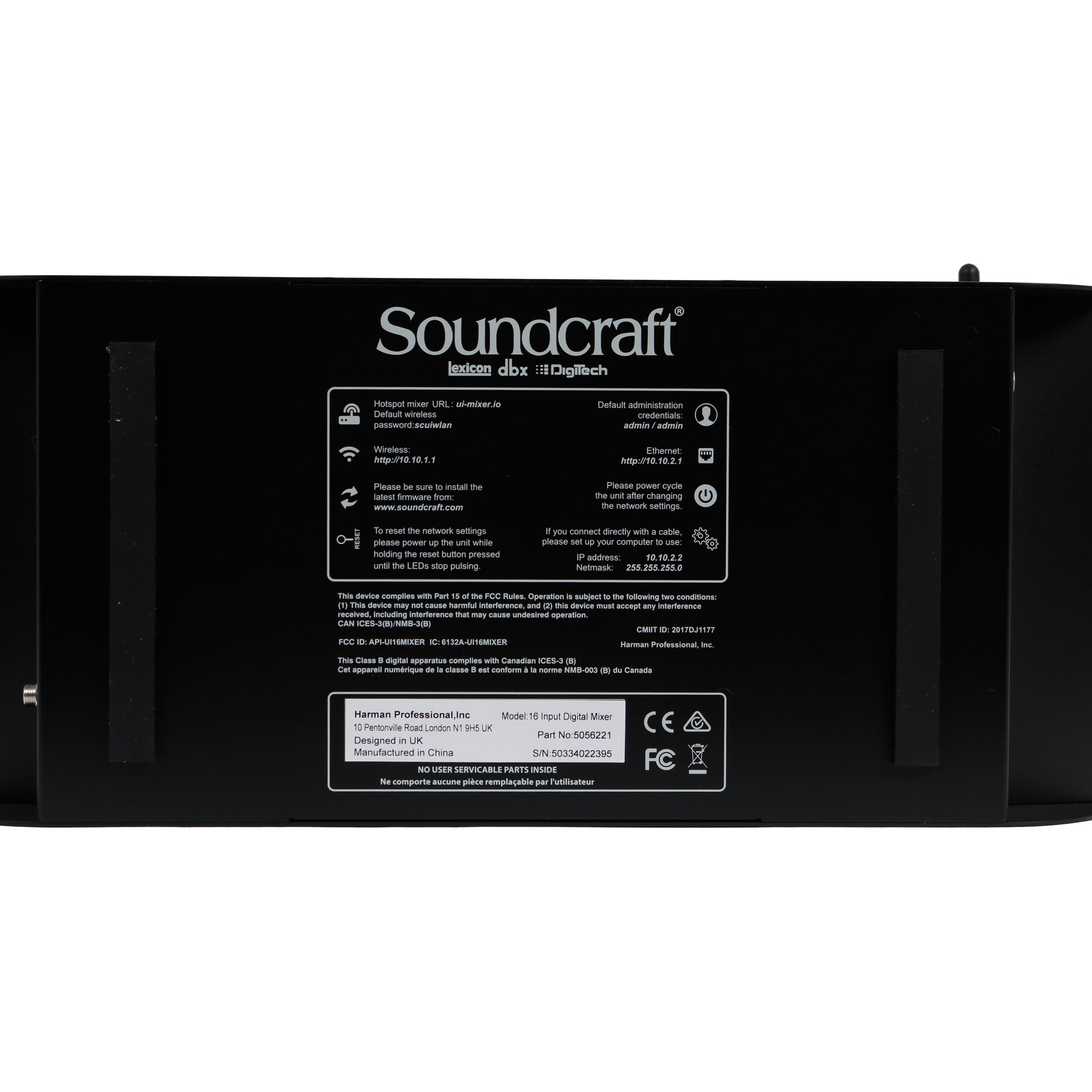 Soundcraft Ui16 digitale mixer