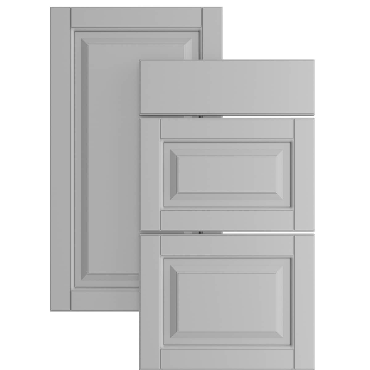 Epoq Heritage semi-glassdør til kjøkken 40x92 (lys grå)