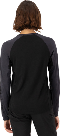 TARN Damen-Merino-Langarmshirt  black9 iron  M