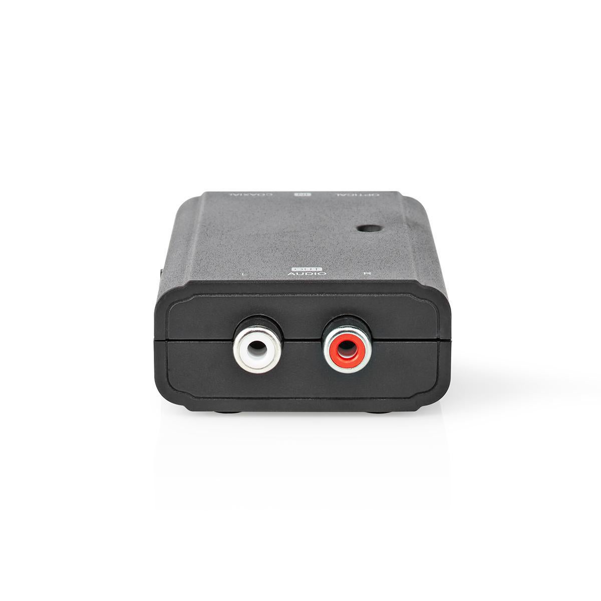 Nedis ACON2509BK audio converter Toslink + Coax naar RCA