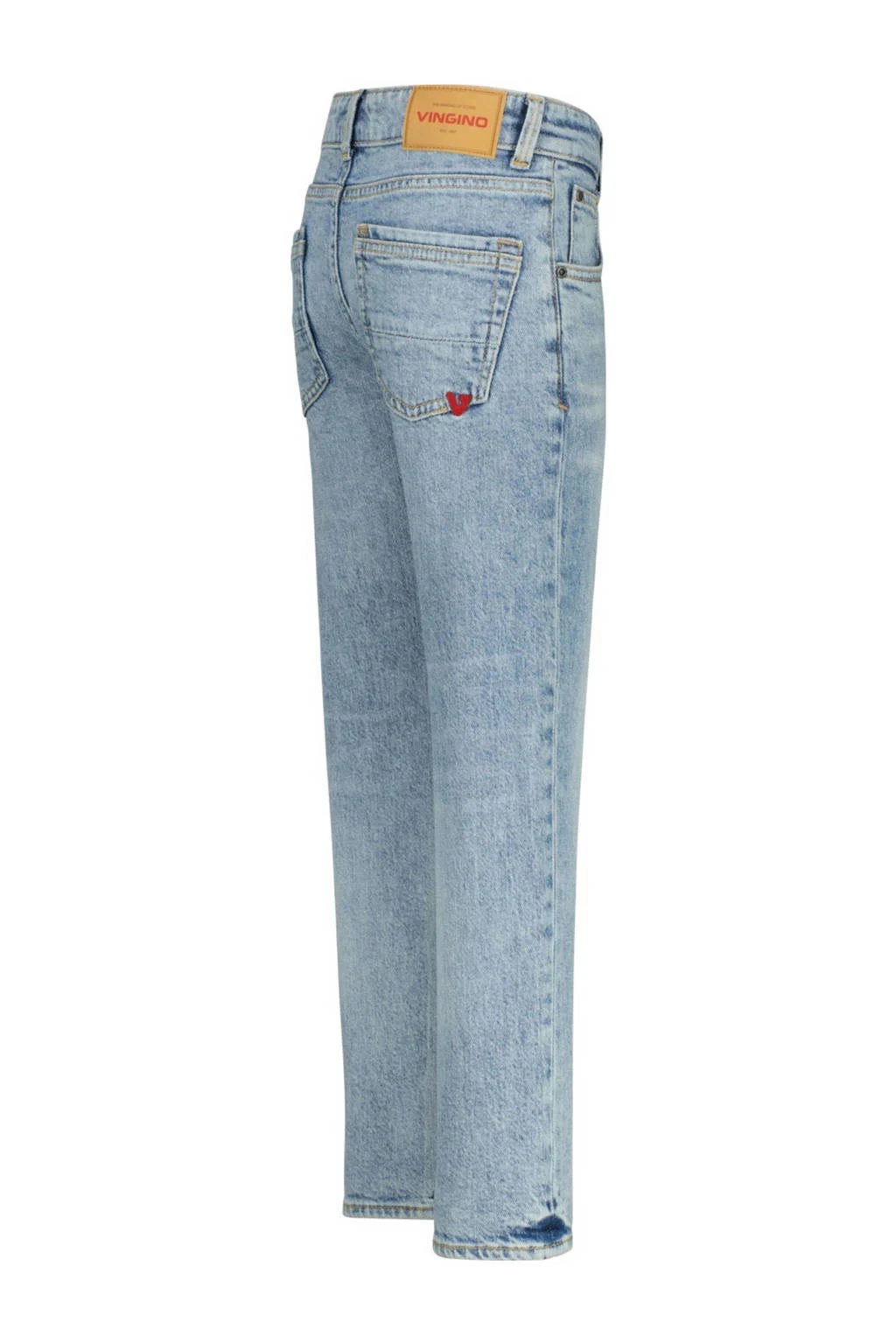 Vingino straight leg jeans light blue denim