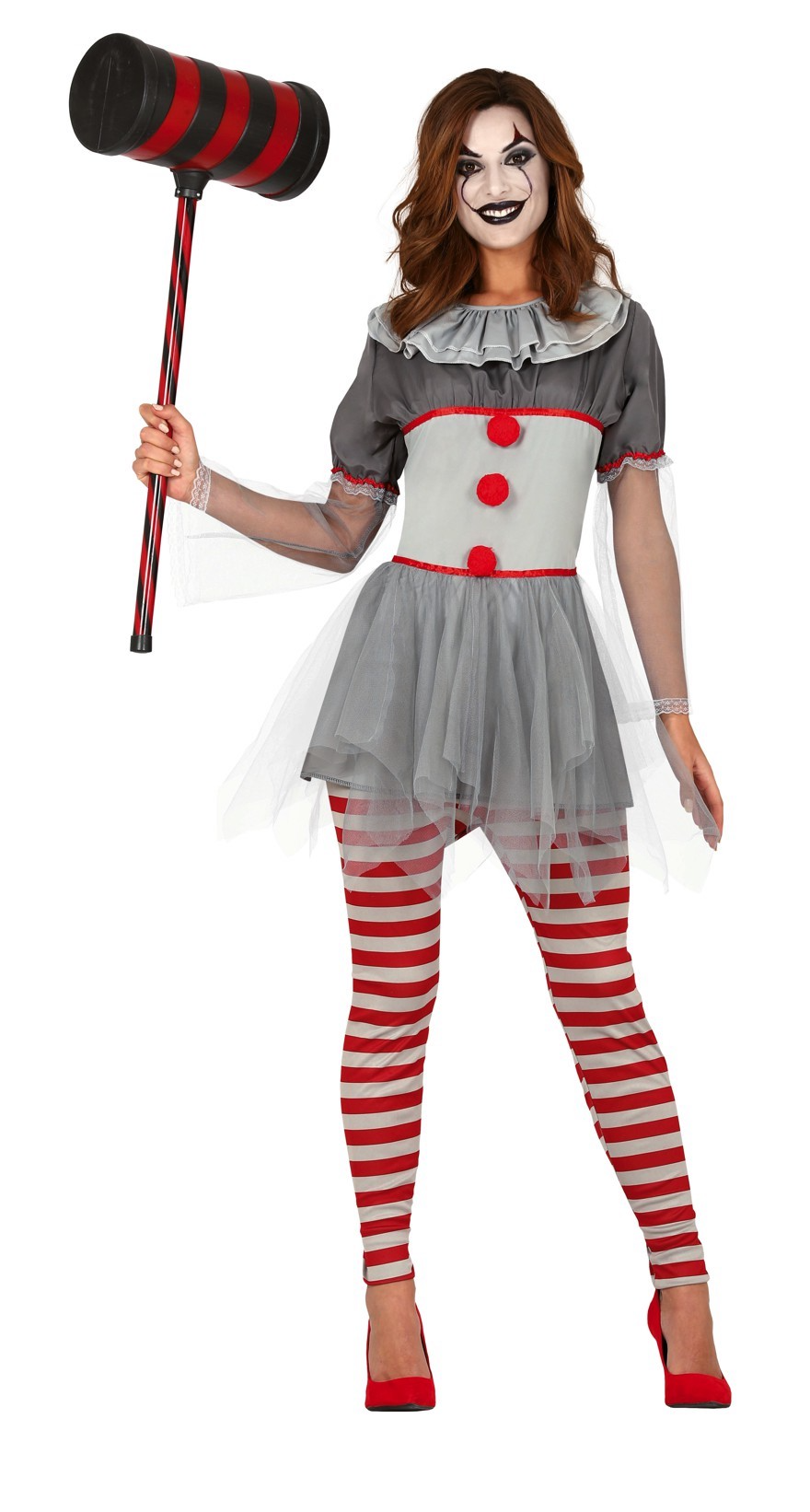 Killer clown Halloween Kostuum Dames