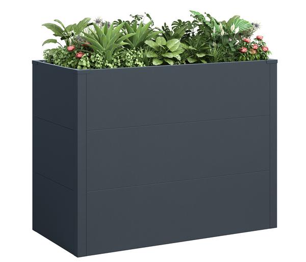 KGT Stahl-Hochbeet Urban Grow, anthrazit/grau