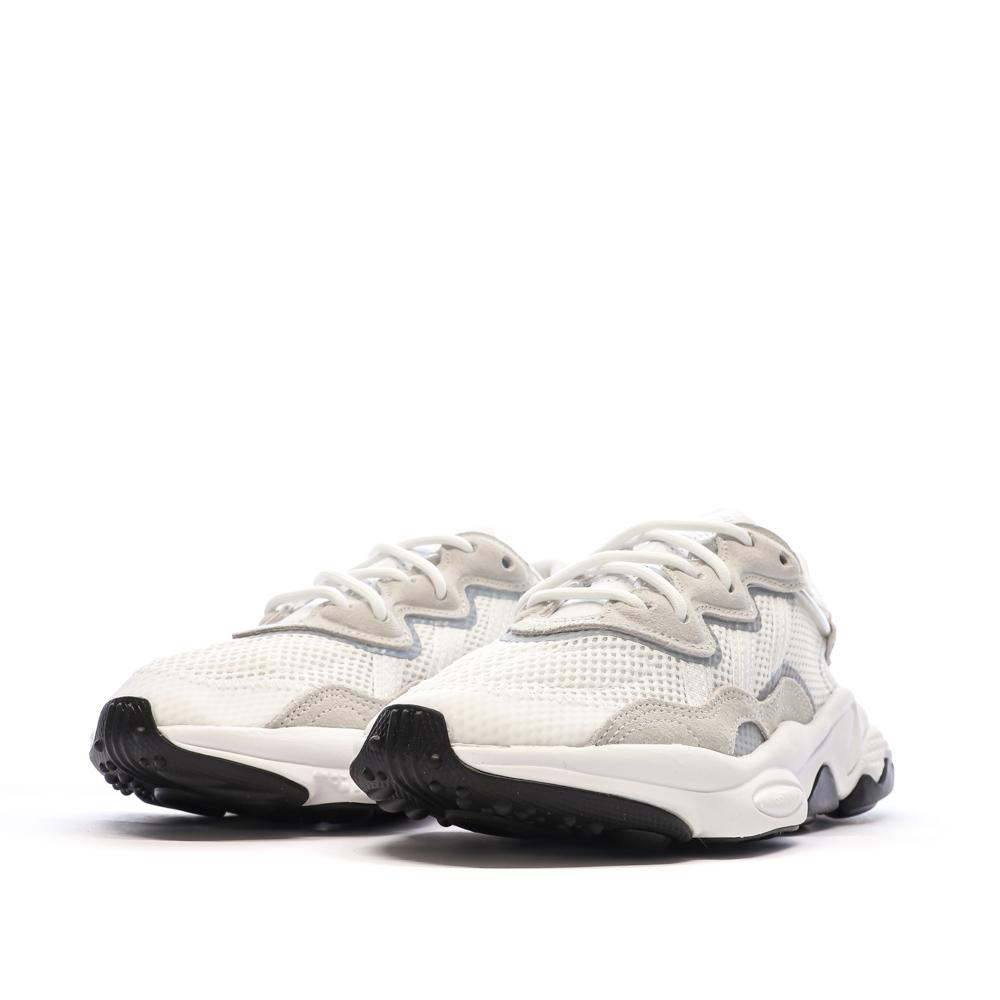 Adidas Baskets Blanches/Grises Garçon Adidas Ozweego