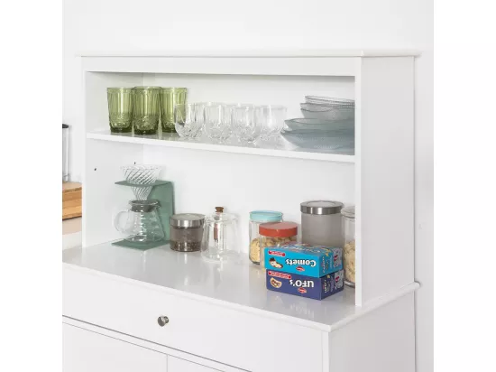 Desserte Cuisine Commode Meuble de Rangement Cuisine Buffet, FSB26-W