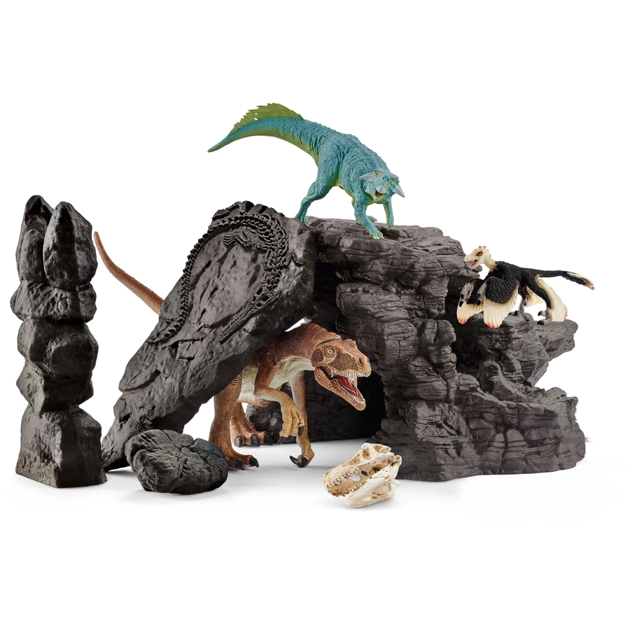 schleich® Dinoset mit Höhle