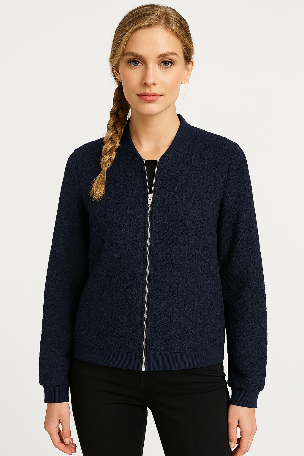 Vero Moda Bomberjacke »VMBECCA LS BOMBER LACE TOP JRS«