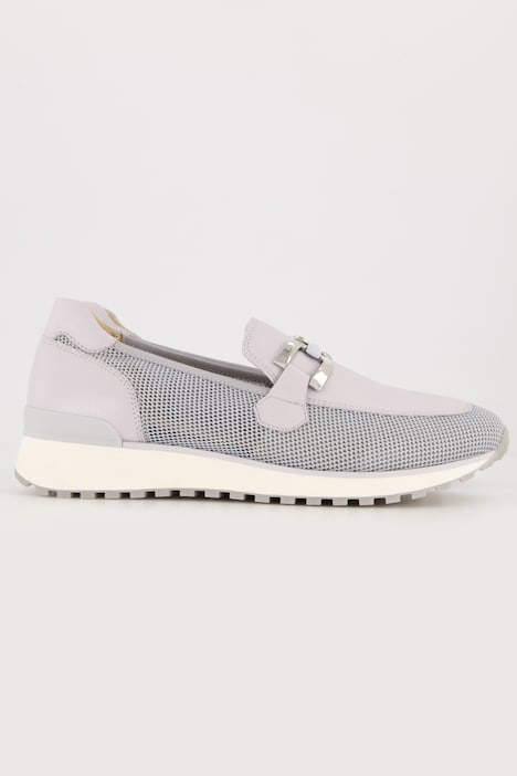 Caprice Leder-Sneaker, Wechselfußbett, Weite G